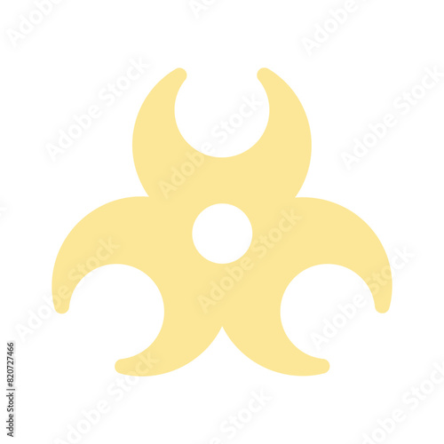 Trendy design of biohazard symbol, ready to use vector