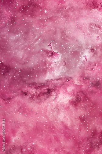 pink nebula background © dip