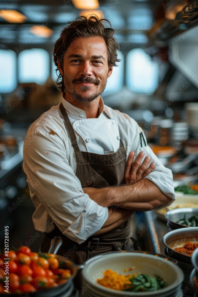 Professional ship's cook, private chef on a yacht Professional ship's cook, private chef on a yacht