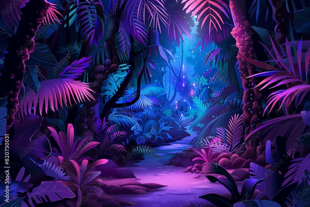 fairy painting jungle background scene fairy painting jungle background scene