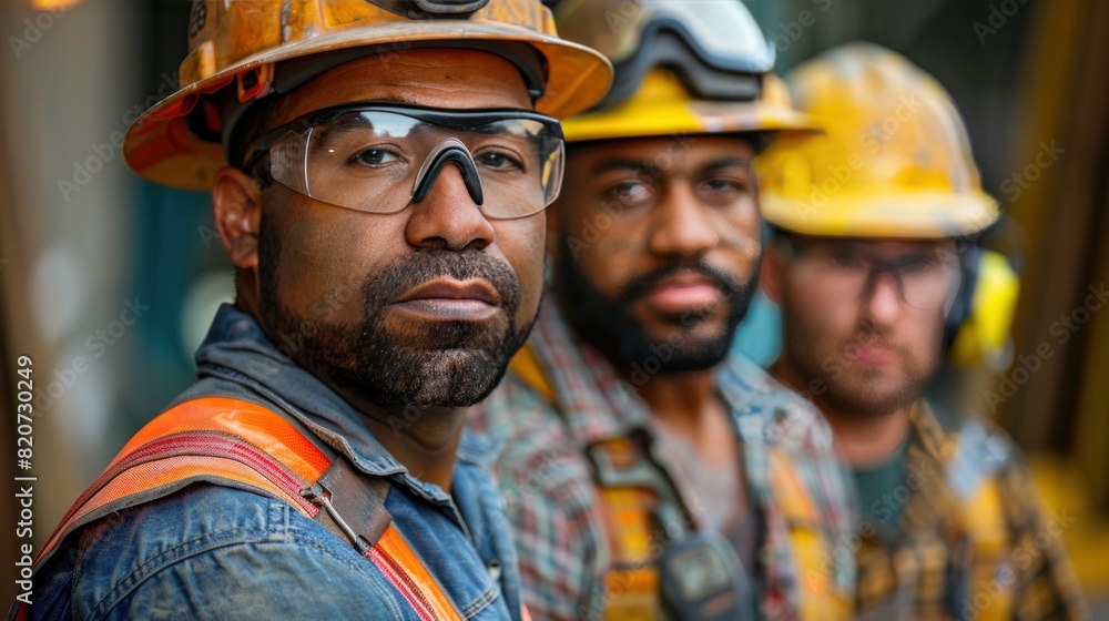 The diverse three-person construction team will demonstrate expertise and commitment to excellence in all aspects of the job. The diverse three-person construction team will demonstrate expertise and commitment to excellence in all aspects of the job.
