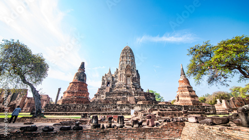 Wat Ratchaburana is an ancient temple over six hundred years old  built during the Ayutthaya period. Located in Ayutthaya Province  Thailand.