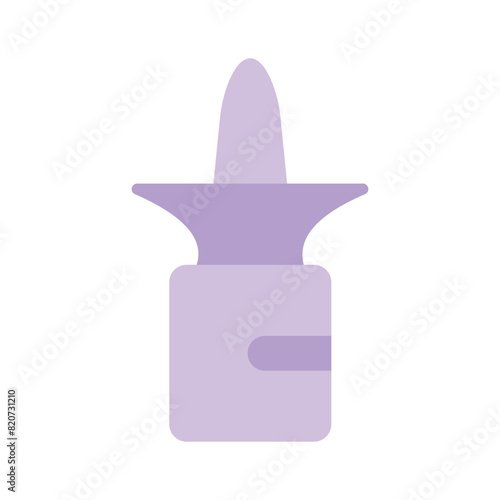 Editable icon of nasal spray, nose spray vector design