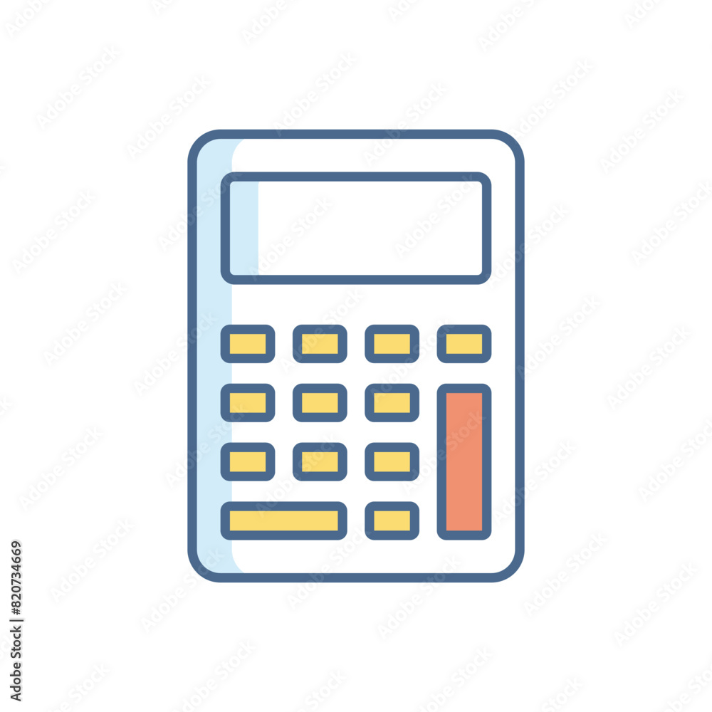 Calculator vector icon Calculator vector icon