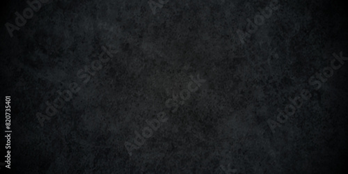 Abstract black distressed Rough texture grunge concrete background. Textured dark stone black grunge background, old grunge background. Chalk board and Black board grunge backdrop background. photo