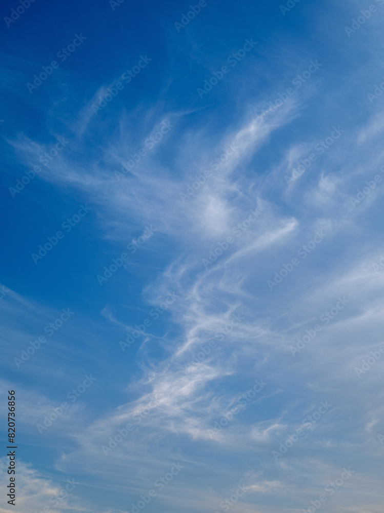 Blue sky with thin and beautiful clouds. Blue sky with thin and beautiful clouds.