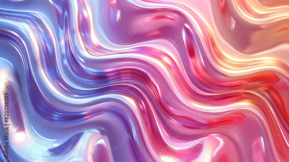 Fototapeta premium Background Texture, Glossy plastic background with a smooth texture and colorful patterns Illustration image,