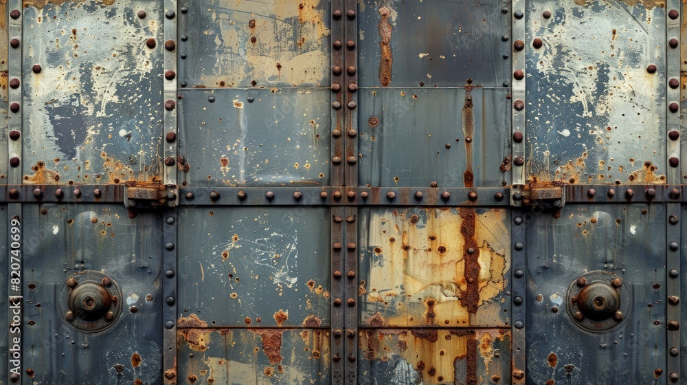 An industrial iron texture featuring rough, oxidized surfaces and intricate rust patterns, evoking a raw and rugged feel. An industrial iron texture featuring rough, oxidized surfaces and intricate rust patterns, evoking a raw and rugged feel.