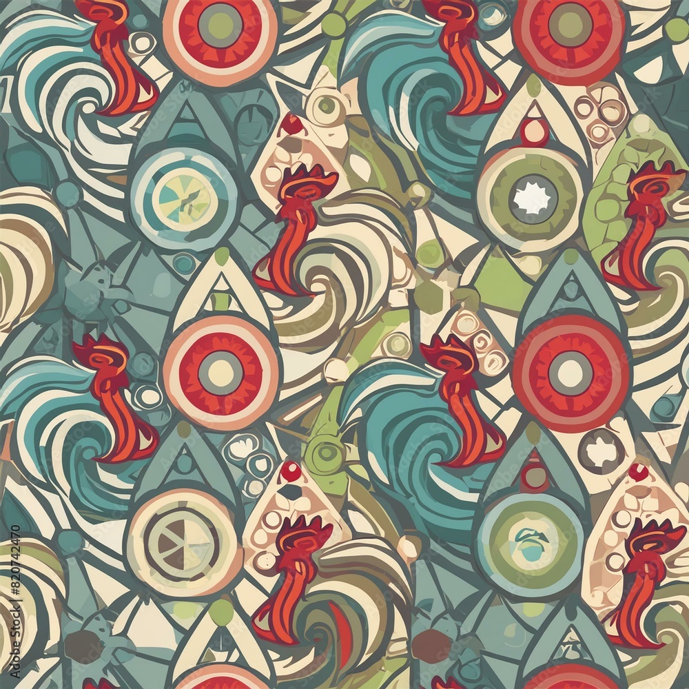 Fototapeta premium seamless floral pattern