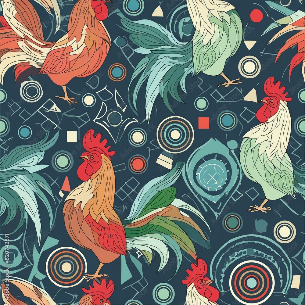Obraz premium seamless pattern