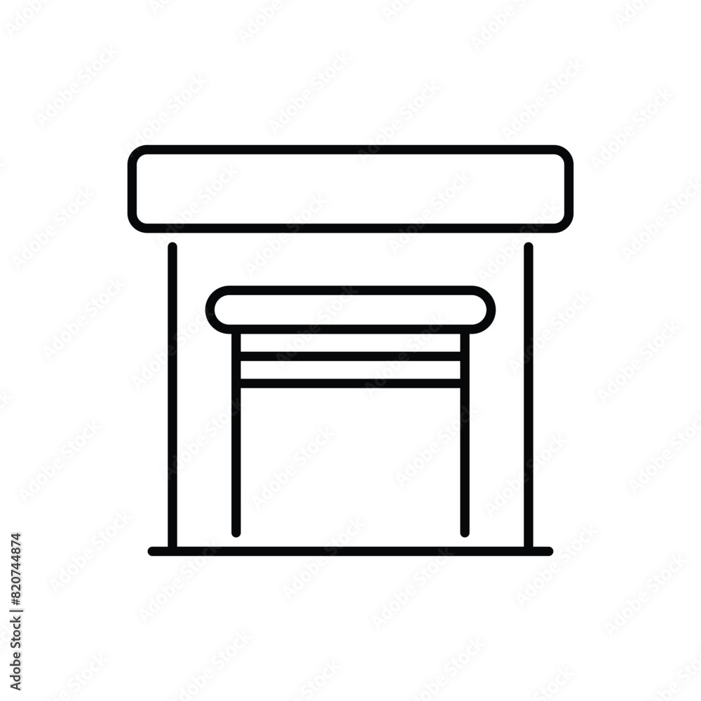 Warehouse vector icon Warehouse vector icon