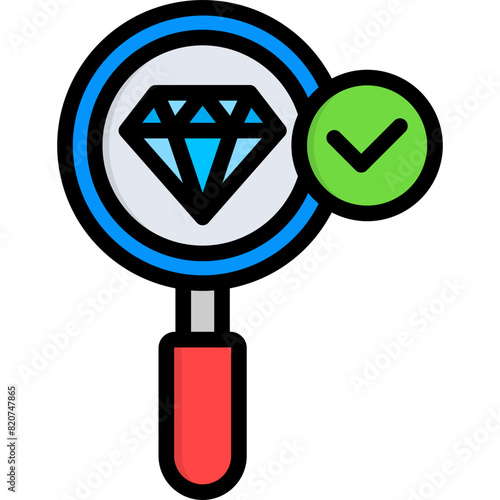 Evaluate Diamond Icon photo