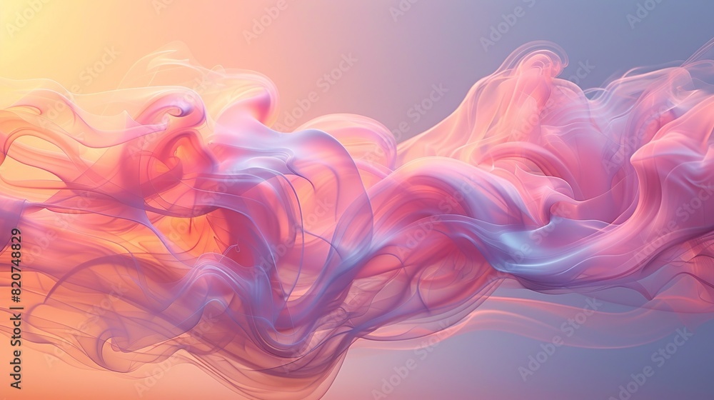 Nature Background Pastel style, Shiny pastel smoke against a soft gradient background Illustration image, Nature Background Pastel style, Shiny pastel smoke against a soft gradient background Illustration image,