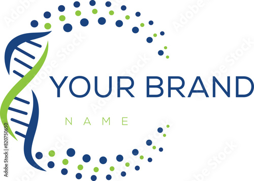 DNA or RNA Logo vector