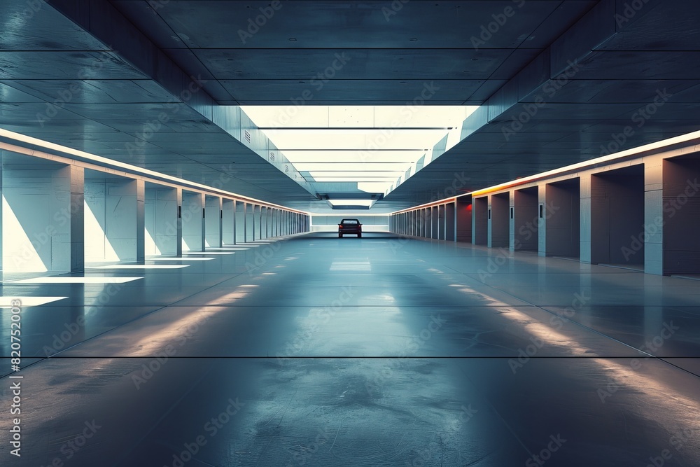 Futuristic architecture building background Futuristic architecture building background