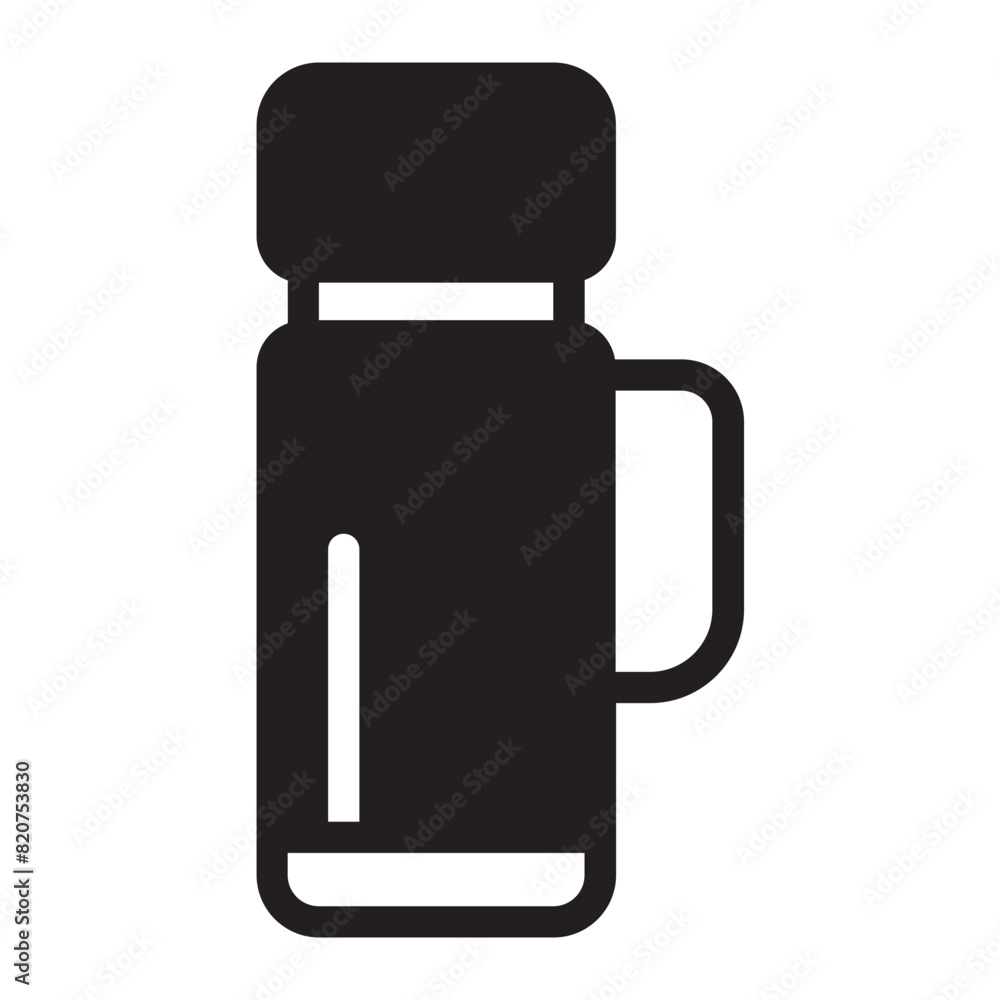 thermos glyph icon thermos glyph icon