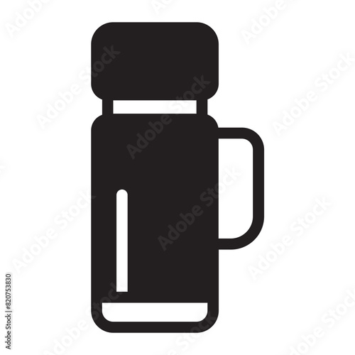 thermos glyph icon