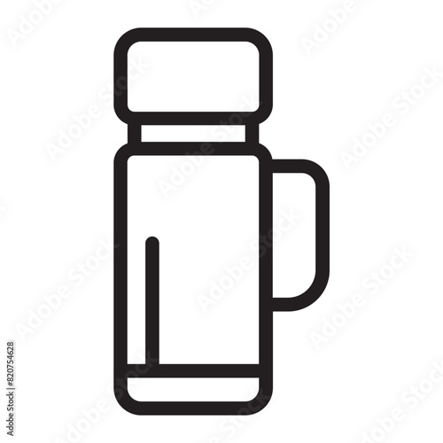 thermos line icon