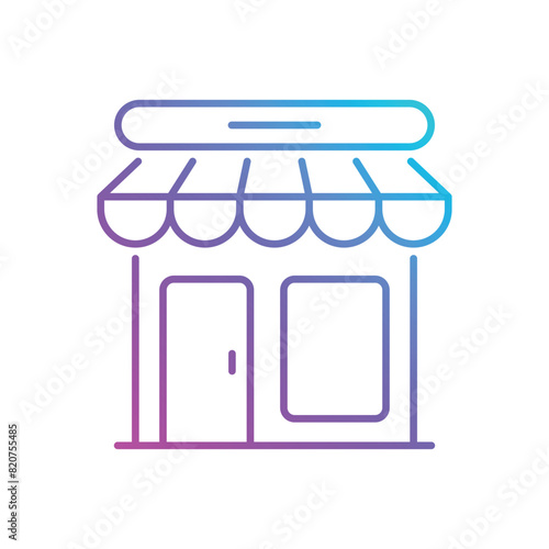 Shop vector icon