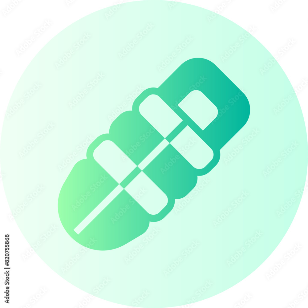 sleeping bag gradient icon sleeping bag gradient icon