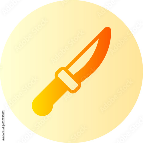 knife gradient icon