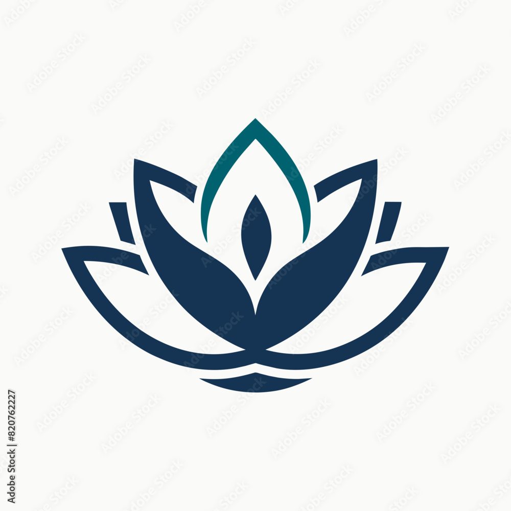 Lotus flower logo design vector art illustration Lotus flower logo design vector art illustration
