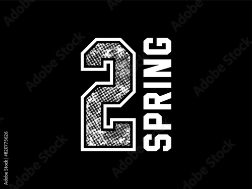 spring, design t-shirt streetwear clothing, vector typography, perfect for modern apparel