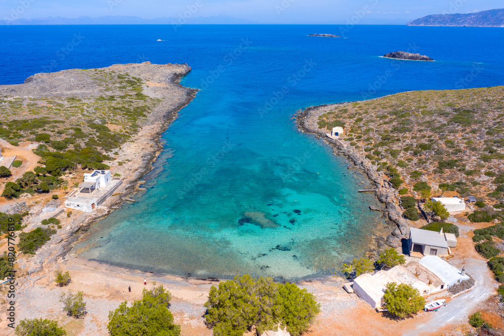 Fototapeta premium Amazing Limnionas beach in Kythera island, Greece.