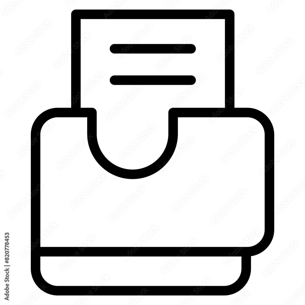 document folder line document folder line