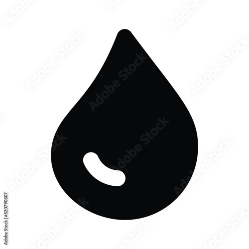 An isometric icon of blood drops in modern style, editable vector