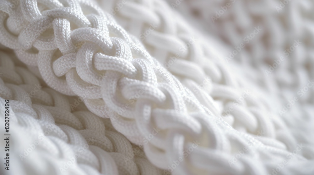 Morning Elegance: White Cotton Texture Micro Shot Morning Elegance: White Cotton Texture Micro Shot