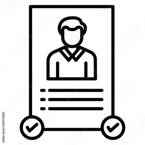 Job Candidate Male Icon