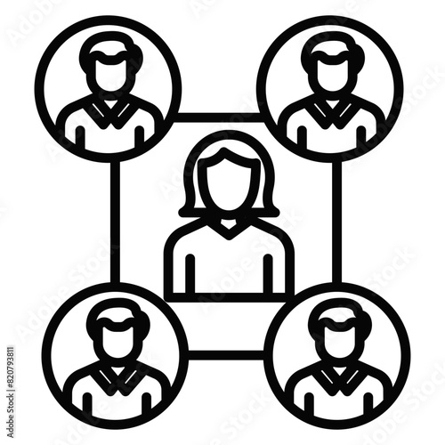 Intermediary Mediator Icon