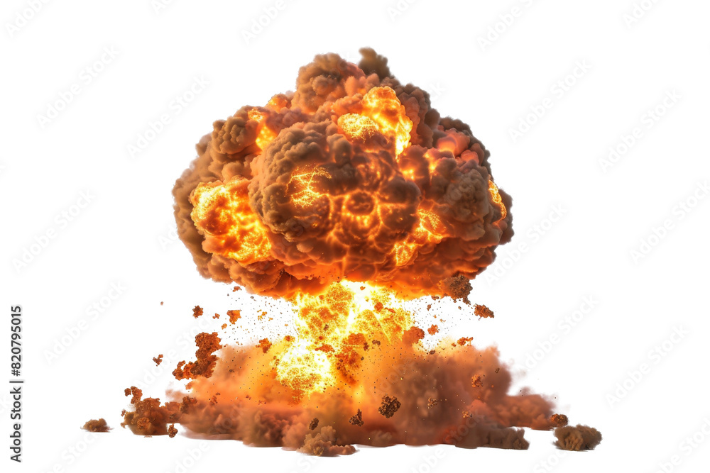 Dramatic explosion with fire and smoke, isolated on transparent background. Perfect for action, war themes, and visual effects. Dramatic explosion with fire and smoke, isolated on transparent background. Perfect for action, war themes, and visual effects.
