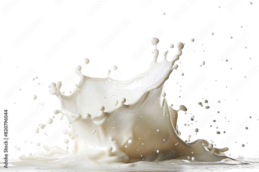High-speed photograph captures a dramatic splash of milk against a black background, showcasing texture and motion. High-speed photograph captures a dramatic splash of milk against a black background, showcasing texture and motion.