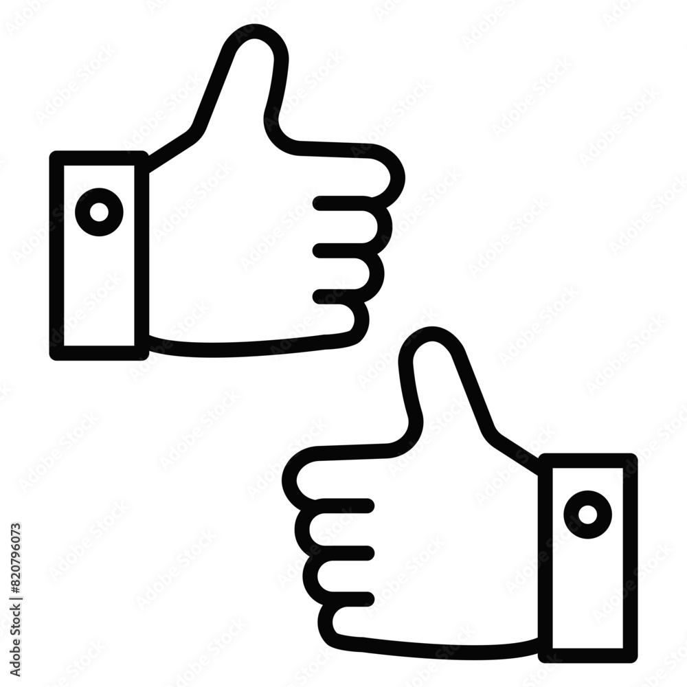 Fototapeta premium Thumbs Up Icon