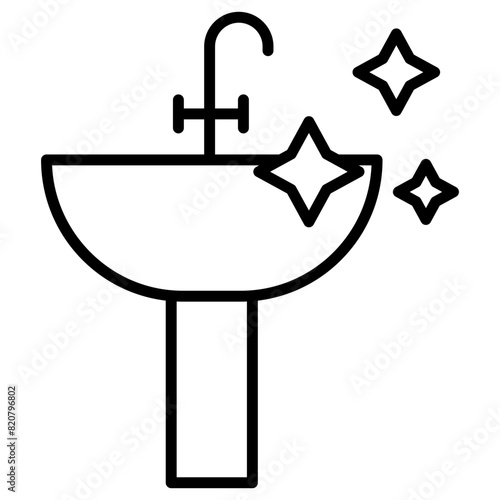 Cleaning Sink Icon