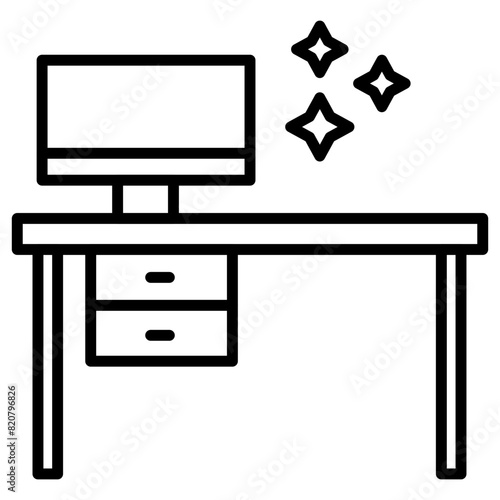 Cleaning Office Icon