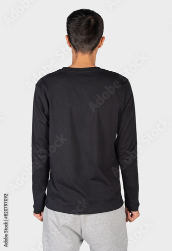 men fashion clothing on isolated background 