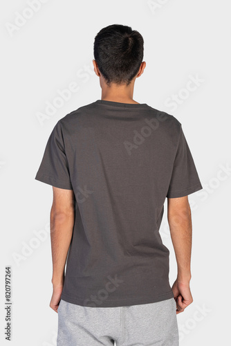 men fashion clothing on isolated background 