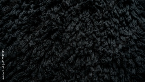 黒い繊維のテクスチャ photo