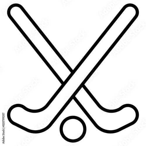 Hockey stick Icon