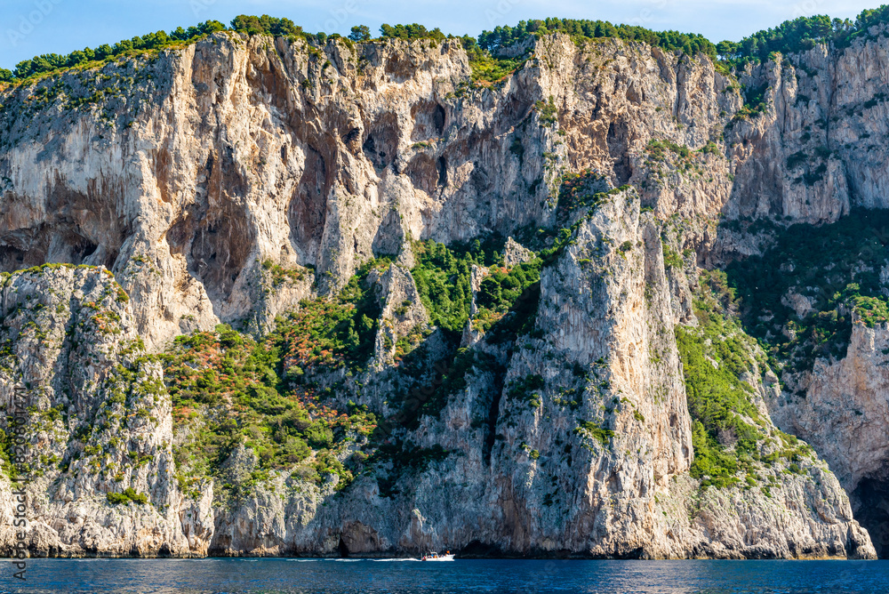 The wonderful island of Capri, amalfi coast, bay of naples, italy The wonderful island of Capri, amalfi coast, bay of naples, italy