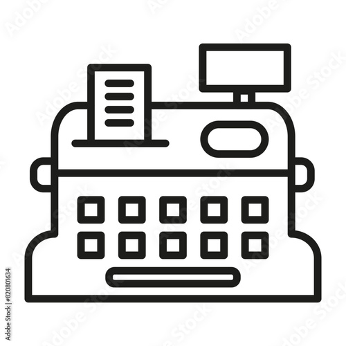 Cashier Machine Icon