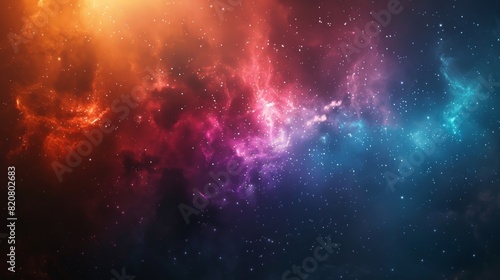 Colorful space galaxy cloud nebula. Starry night cosmos. Astronomy supernova background wallpaper
