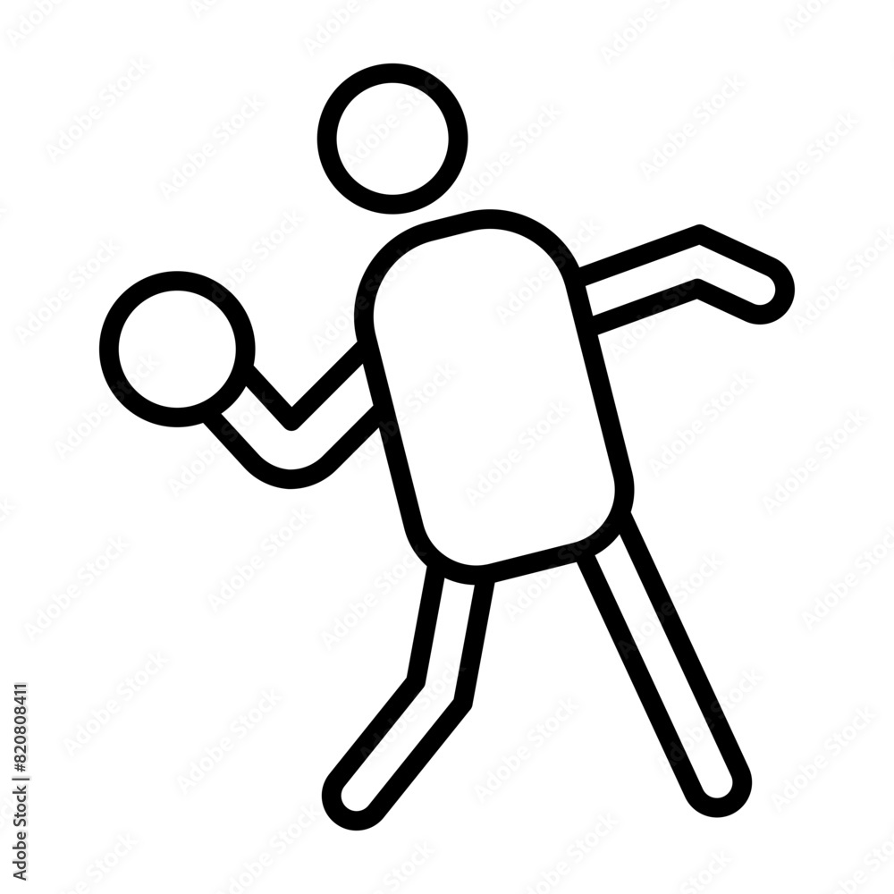 Fototapeta premium Discus Throw Icon