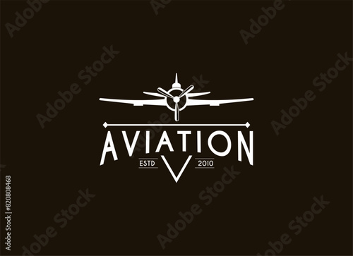 School Aviation Logo Design