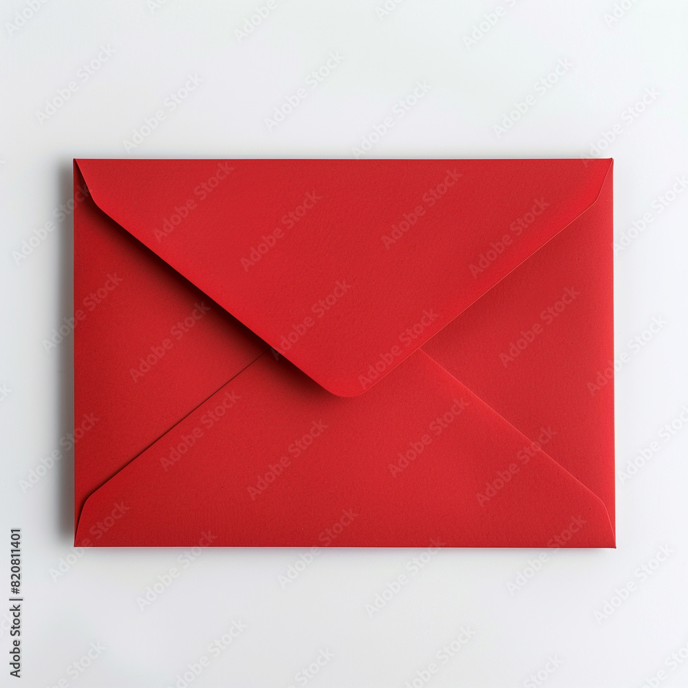red envelope on a white background red envelope on a white background