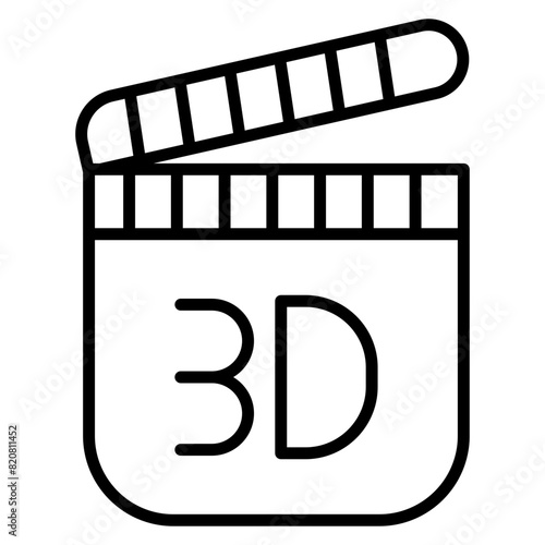 3d Film Icon