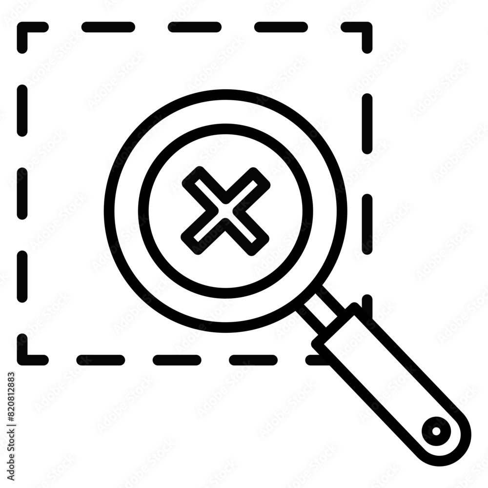 Fototapeta premium Zoom Area Icon